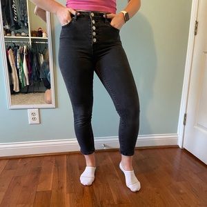 BDG high rise button up girlfriend jean